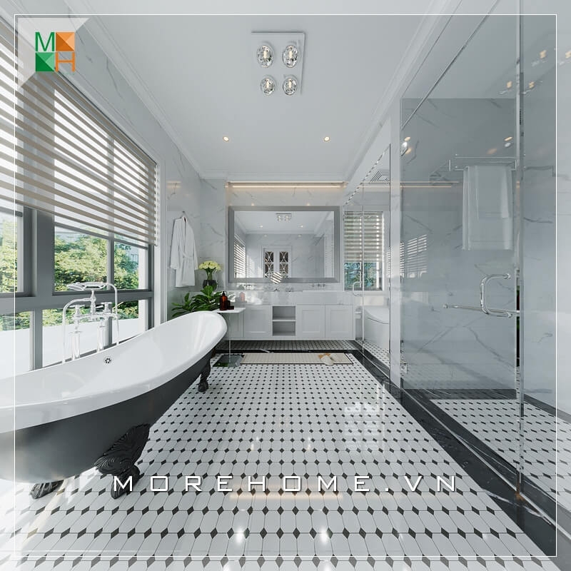 Mẫu vách kính tắm cao cấp